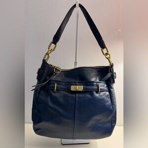 Coach Chelsea Ashlyn F17816 Midnight Blue Hobo.